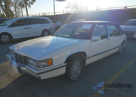 1992 Cadillac Deville z USA, uszkodzony, nr VIN 1G6CD53BXN4302586